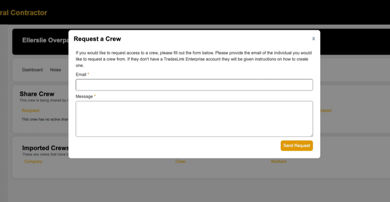 Gc Request A Crew