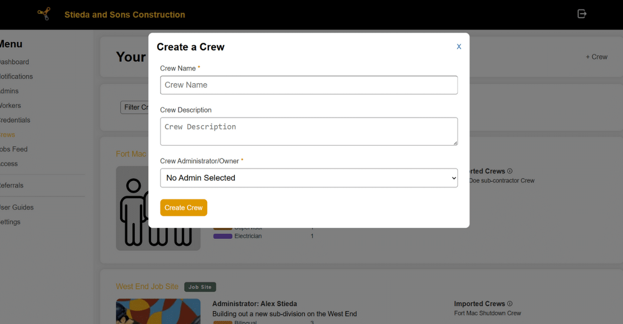 Sub Create Crew